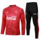SSC Napoli Treningsdresser 2024-25 - 1-4 Zip Rød