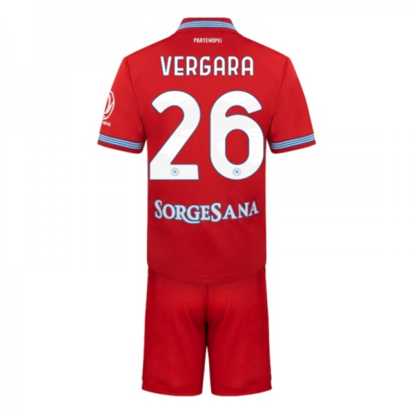 SSC Napoli Vergara 26 Tredjedrakt Barn 2026-2027 SSC Napoli Vergara 26 Tredjedrakt Barn 2026-2027