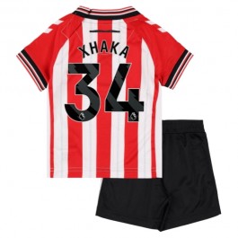 Sunderland AFC Xhaka 34 Hjemmedraktsett Barn 2025-2026 Fotballdrakter