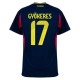 Sverige Gyökeres 17 Bortedrakt 2024 Fotballdrakter