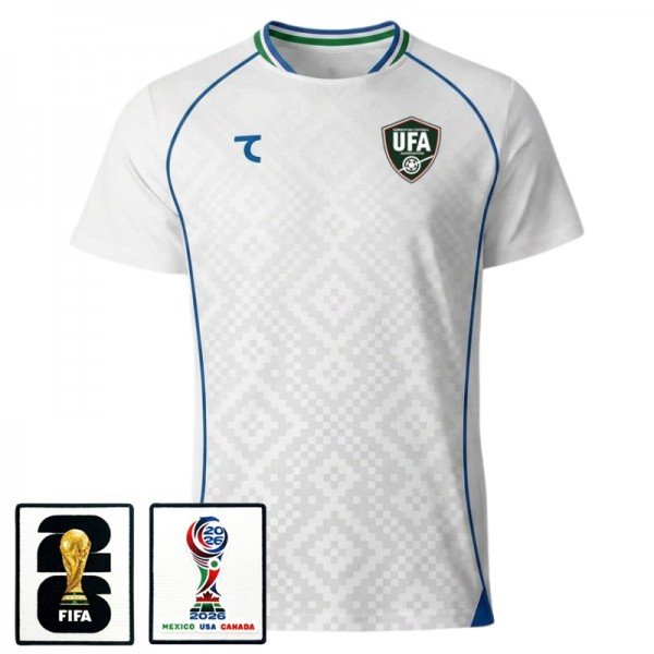 Usbekistan VM Bortedrakt 2026 med Merke Usbekistan VM Bortedrakt 2026 med Merke