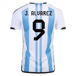 VM 2022 Argentina J.Alvarez 9 Hjemmedrakt