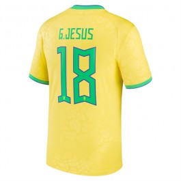VM 2022 Brasil G.Jesus 18 Hjemmedrakt