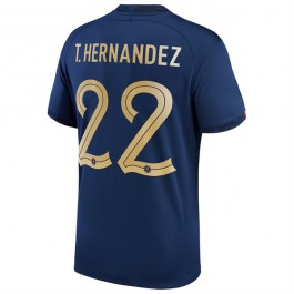 VM 2022 Frankrike T.Hernandez 22 Hjemmedrakt
