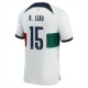 VM 2022 Portugal R.Leao 15 Bortedrakt