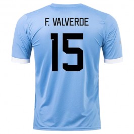 VM 2022 Uruguay F.Valverde 15 Hjemmedrakt
