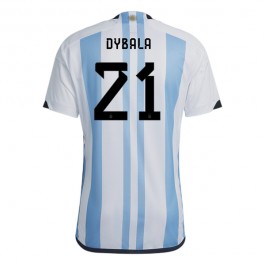 VM i fotball 2022 Argentina Dybala 21 Hjemmedrakt
