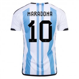 VM i fotball 2022 Argentina Maradona 10 Hjemmedrakt
