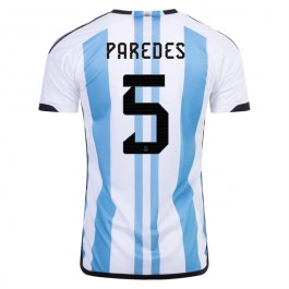 VM i fotball 2022 Argentina Paredes 5 Hjemmedrakt