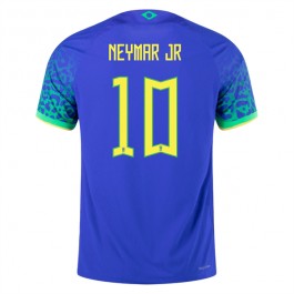VM i fotball 2022 Brasil Neymar Jr 10 Bortedrakt