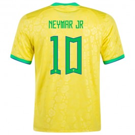 VM i fotball 2022 Brasil Neymar Jr 10 Hjemmedrakt