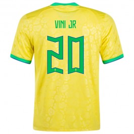 VM i fotball 2022 Brasil Vini Jr 20 Hjemmedrakt