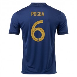 VM i fotball 2022 Frankrike Pogba 6 Hjemmedrakt