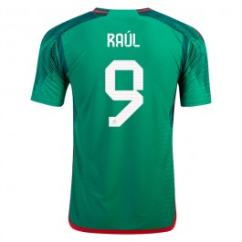 VM i fotball 2022 Mexico Raul 9 Hjemmedrakt