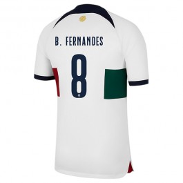 VM i fotball 2022 Portugal B.Fernandes 8 Bortedrakt
