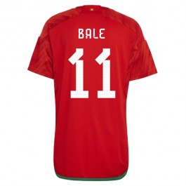VM i fotball 2022 Wales Bale 11 Hjemmedrakt