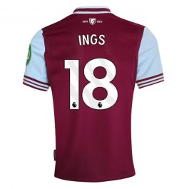 West Ham United Ings 18 Hjemmedrakt 2024-2025 Fotballdrakter