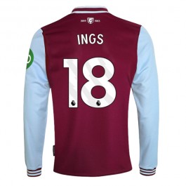 West Ham United Ings 18 Hjemmedrakt 2024-2025 L/S Fotballdrakter