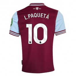 West Ham United L.Paquetá 10 Hjemmedrakt 2024-2025 Fotballdrakter