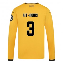 Wolves FC Ait-Nouri 3 Hjemmedrakt 2024-2025 L/S Fotballdrakter