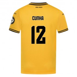 Wolves FC Cunha 12 Hjemmedrakt 2024-2025 Fotballdrakter