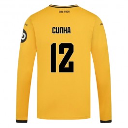 Wolves FC Cunha 12 Hjemmedrakt 2024-2025 L/S Fotballdrakter